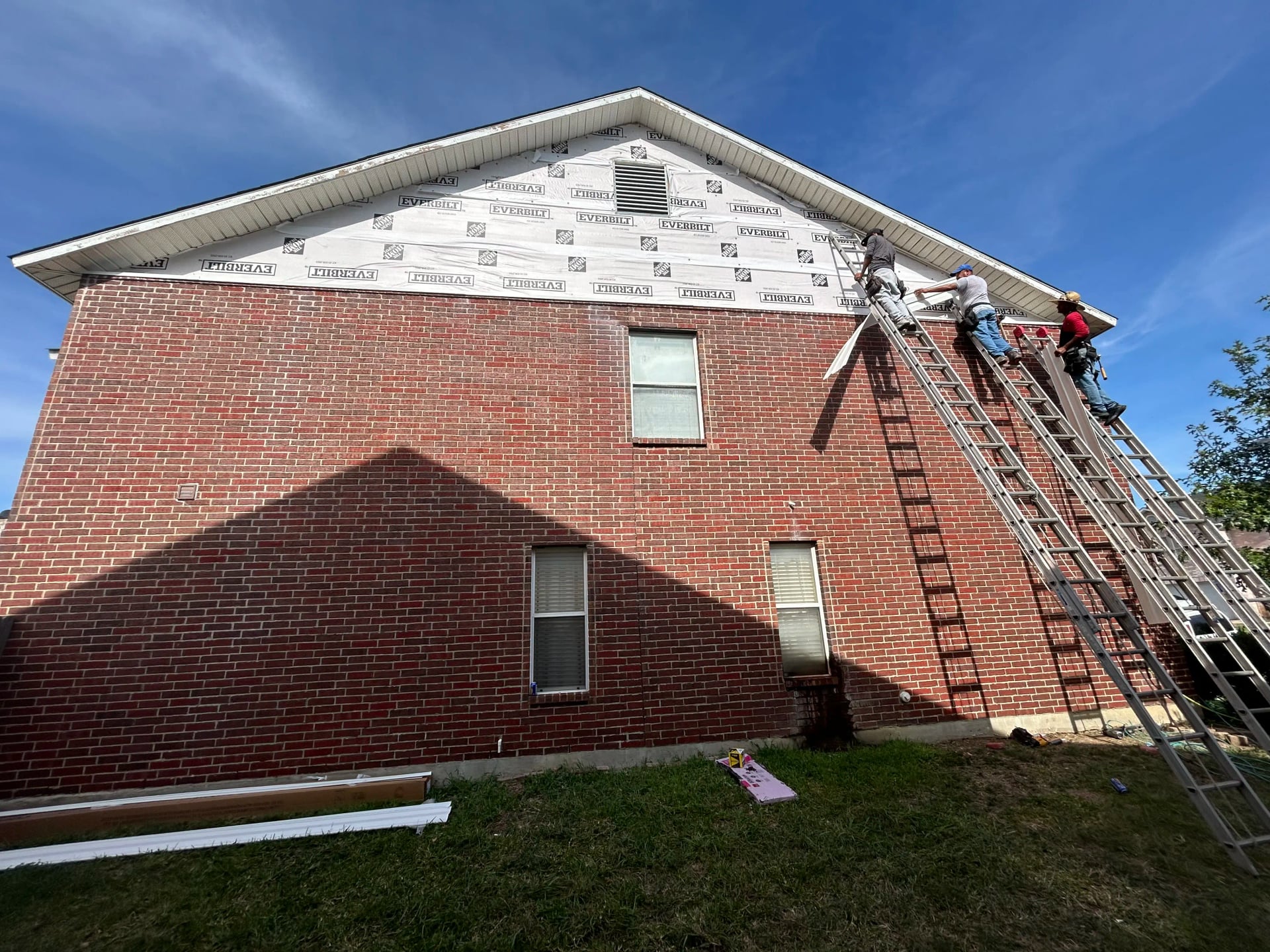 Before: Storm Damage Repair — Fort Worth roofing project by Southern Traditions